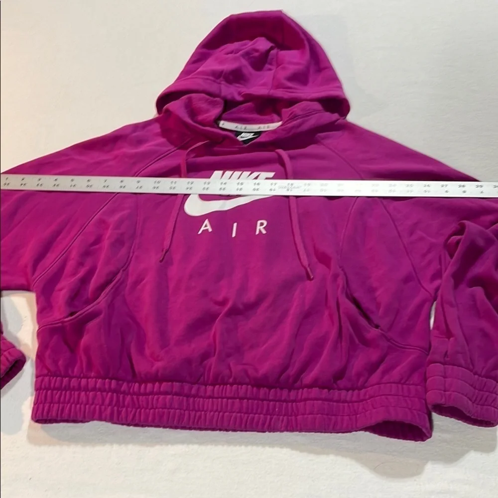 Nike Air Oversized Loose Fit Baggy Cropped Hoodie Long Sleeve Large
